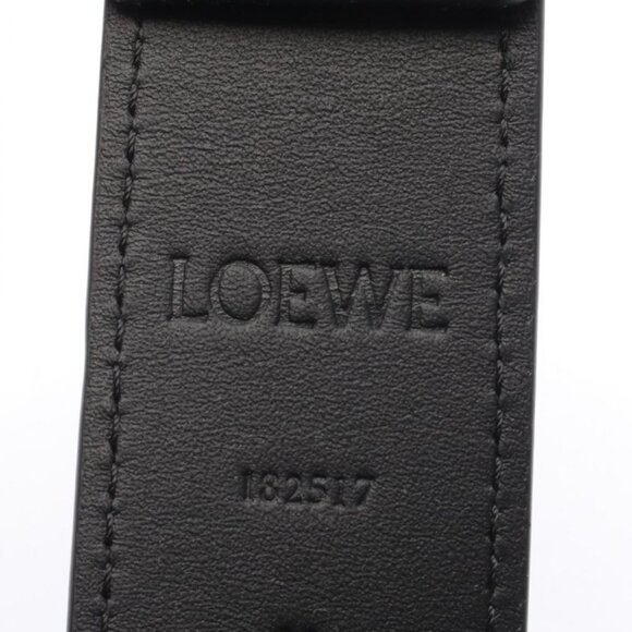 Loewe Belt Anagram Chunky Black Leather main image 4